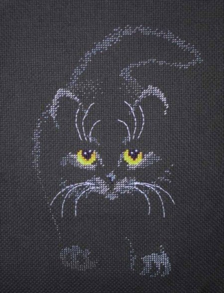 Вышивка котов