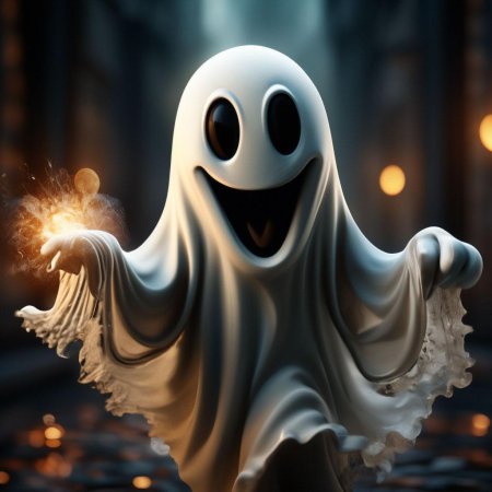 Привидение хэллоуин