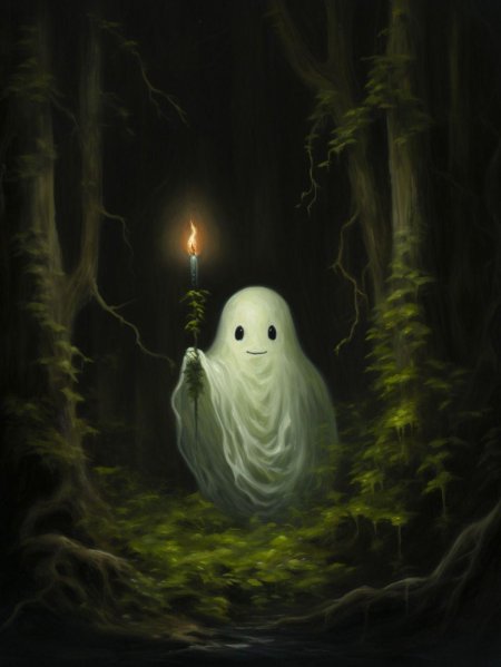 Привидение арт