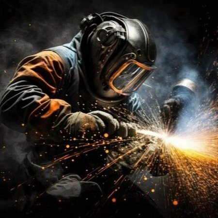 Сварщик в работе