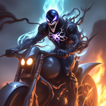 Рисунок призрачного гонщика