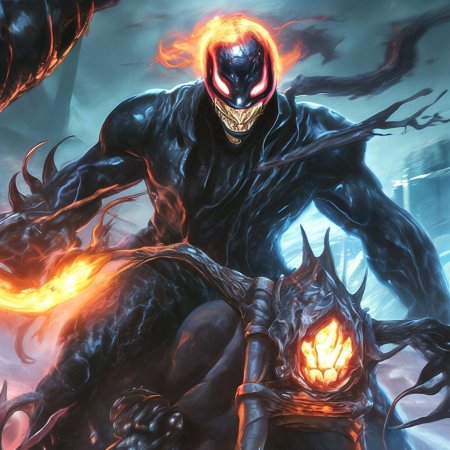 Рисунок призрачного гонщика