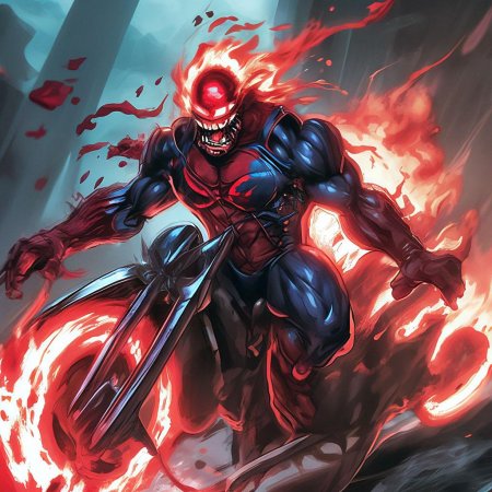 Красный веном карнаж