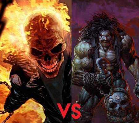 Ghost rider vs lobo