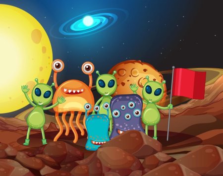 Планеты инопланетян для детей