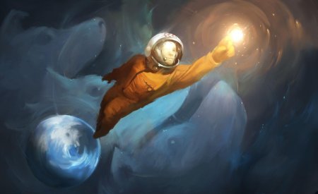 Космонавт Юрий Гагарин арт