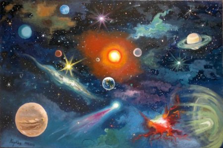 Космос живопись