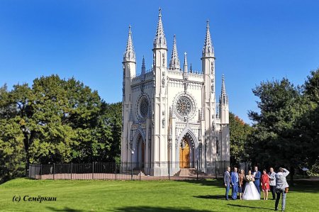 Готическая капелла (Церковь Александра Невского). Петергоф. 1831-1834