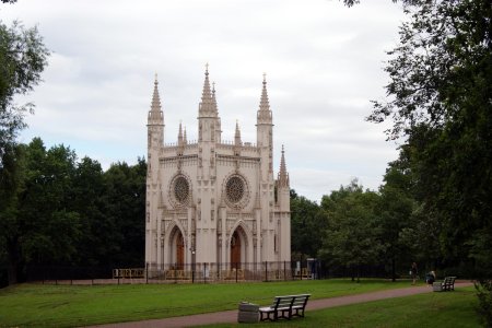Готическая капелла (Церковь Александра Невского). Петергоф. 1831-1834
