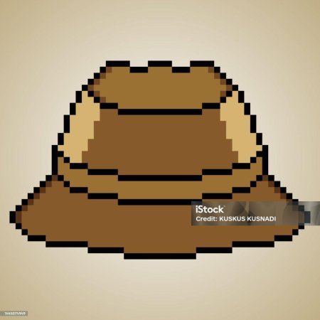 Пиксельная шляпа