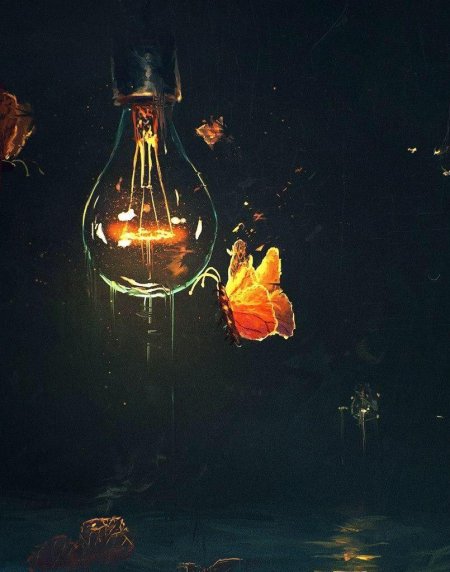 Лампочка арт