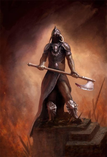 Воин-секир с1596