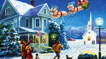 Английский художник Kevin Walsh Рождество