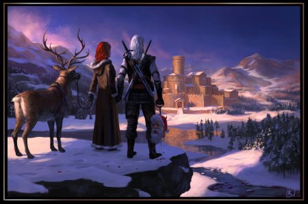 Йеннифер, Цири, Геральт Рождество