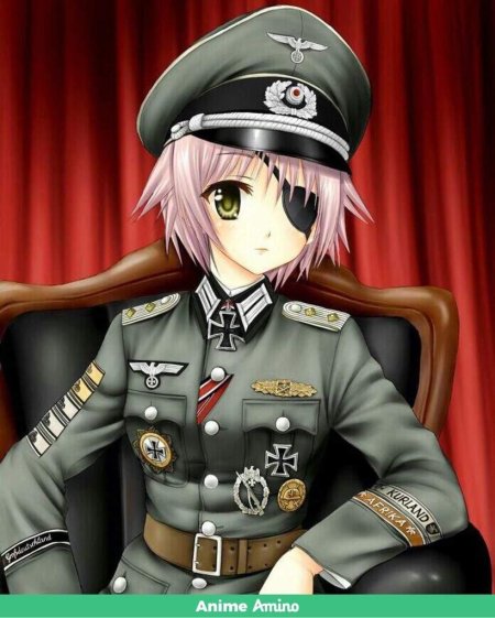 Аниме офицер СС