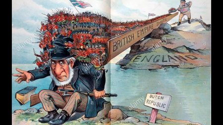 Англо-бурская война карикатура