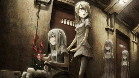 Аниме девушка в психушке