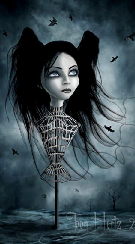 Мрачный мир toon Hertz