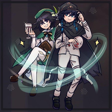 Кокичи и Венти Геншин