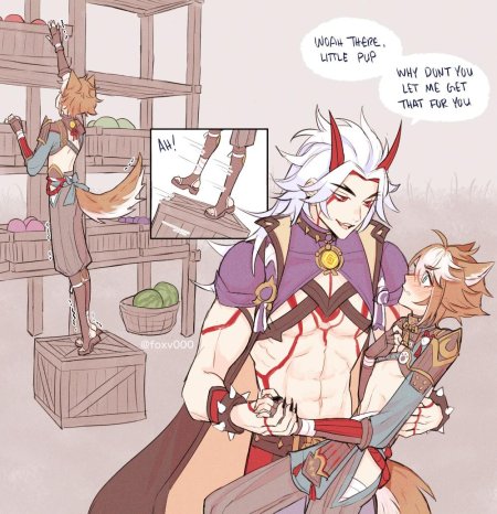 Групповуха Геншин Импакт яой