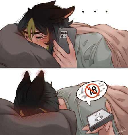 Сайно кусает тигнари