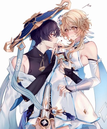 Скарамучча и люмин хентай