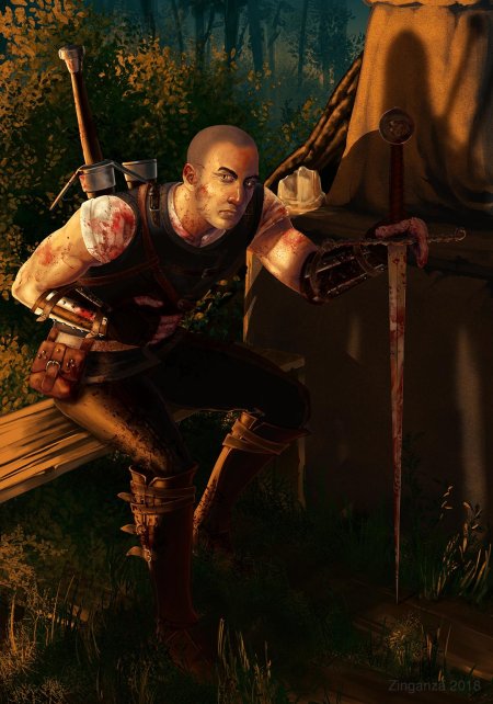 Ведьмак Гаэтан арт