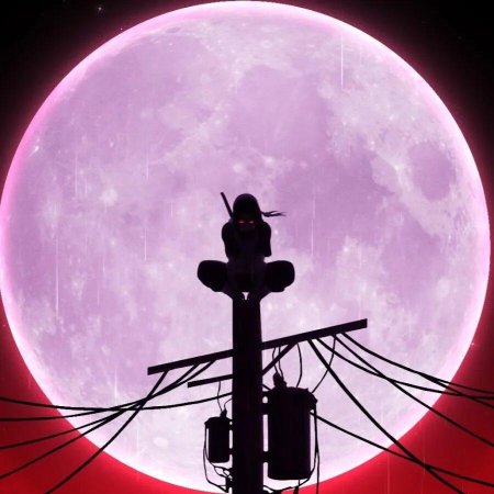 Итачи Учиха на столбе