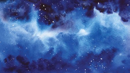 Космос акварелью