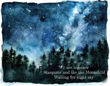 Анна Армона акварель лунный