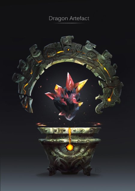 Артефакт Кристалл концепт арт