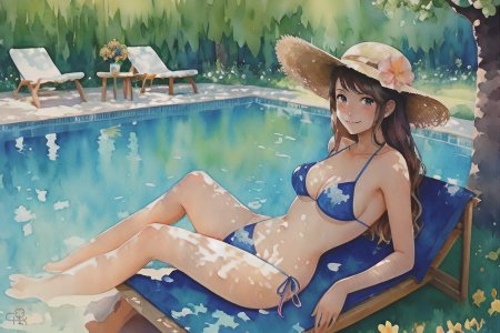Аниме бассейн