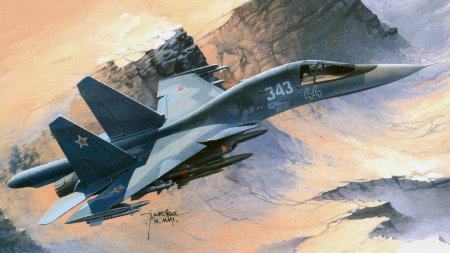 Су-34 двухдвигательный реактивный самолёт