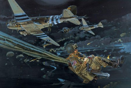 Американский десантник Нормандия 1944