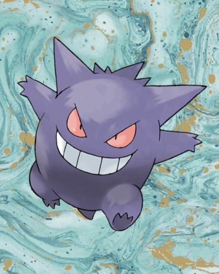 Генгар покемон тату