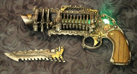 Револьвер Гаусса стимпанк