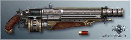 Дробовик Jackhammer стимпанк