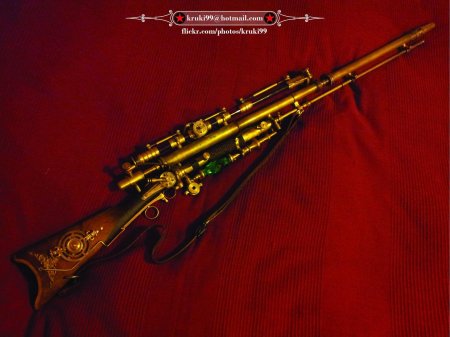 Снайперская винтовка стимпанк