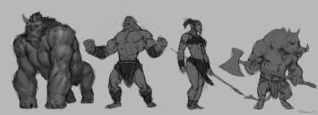 Орки огры Тролли гоблины