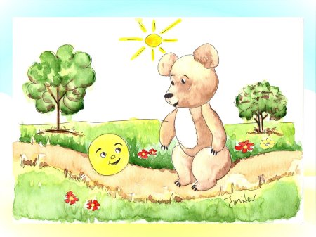 Медведь и Колобок