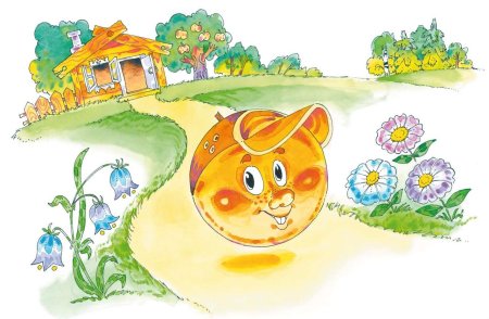 Колобок рисунок