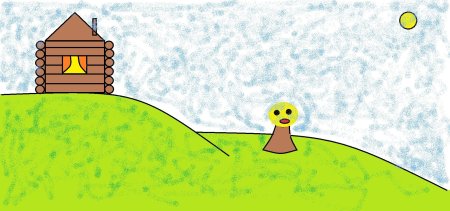 Колобок катится по дорожке