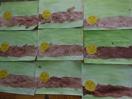 Колобок рисование в младшей группе