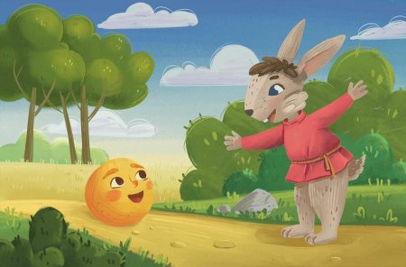 Колобок из сказки