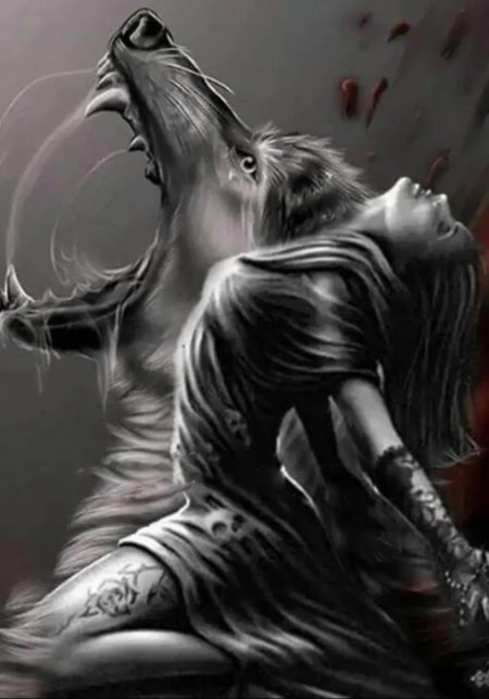 Девушка оборотень