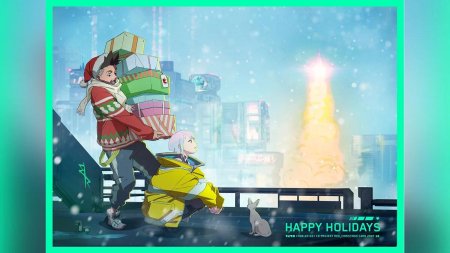 Новогодние аниме персонажи