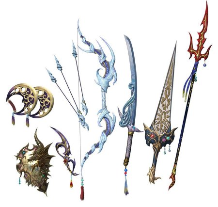 Магическое оружие референс