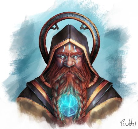 Дворф Жрец арт