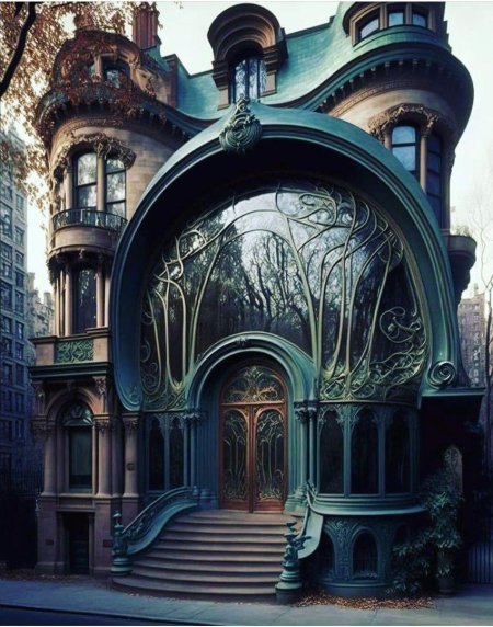 Бухарест дом в стиле ар нуво Модерн