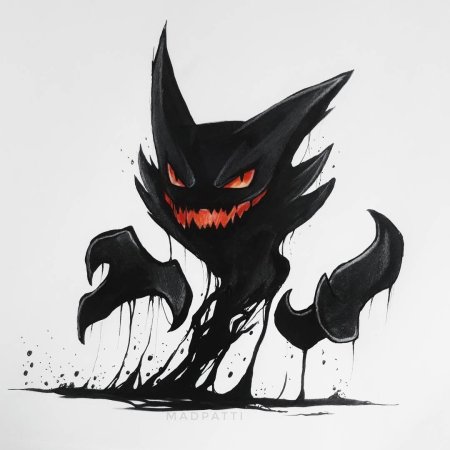 Pokemon Генгар Tattoo